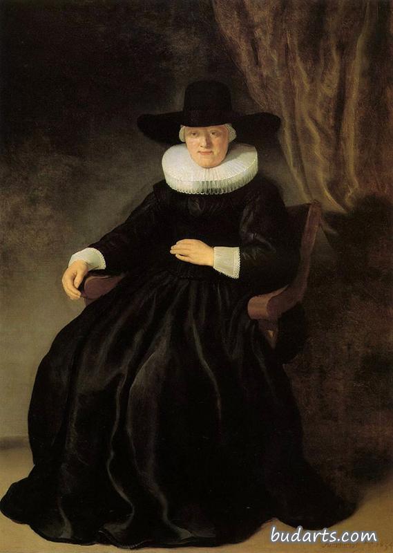 约翰·艾利森妻子玛丽亚·博克诺尔的肖像