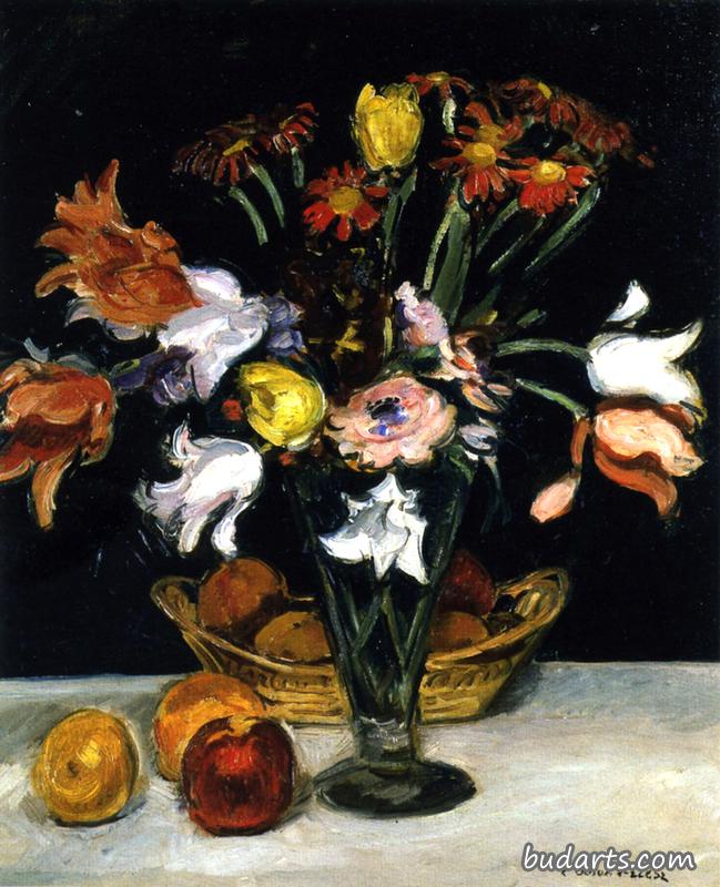 水果和花瓶