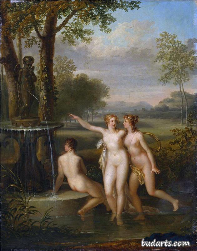 爱之泉旁的三个裸体