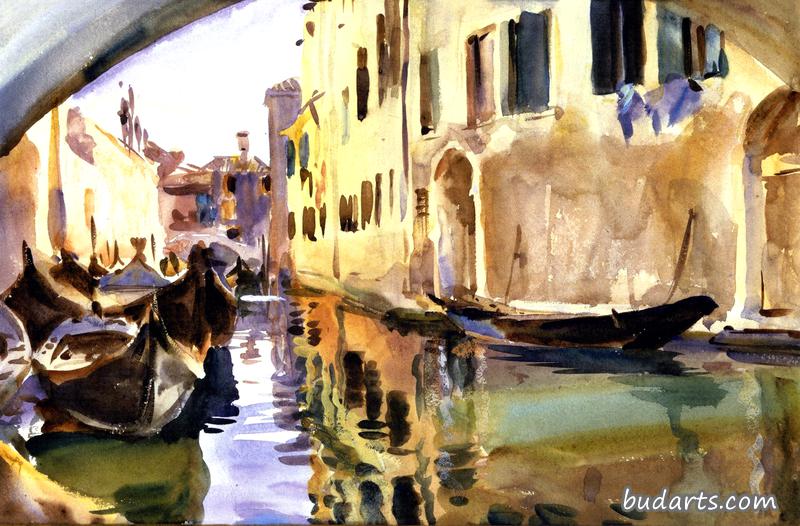 一条小运河，威尼斯