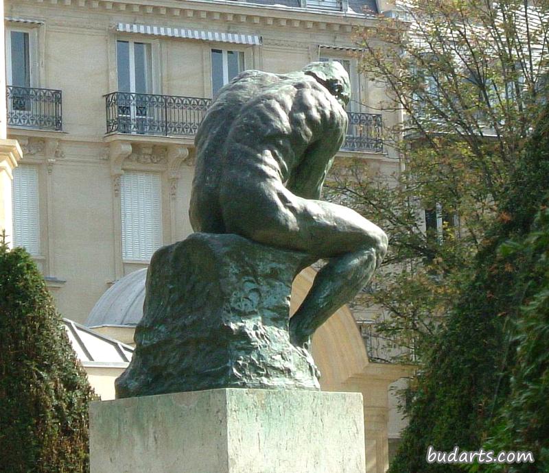 Le Penseur (The Thinker - rear view)
