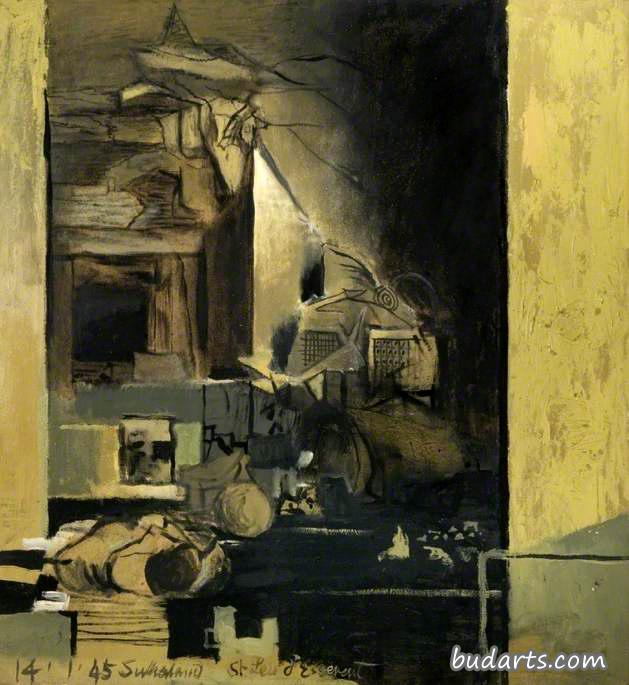 飞弹库：洞穴，圣勒德埃塞伦特，1945年1月14日