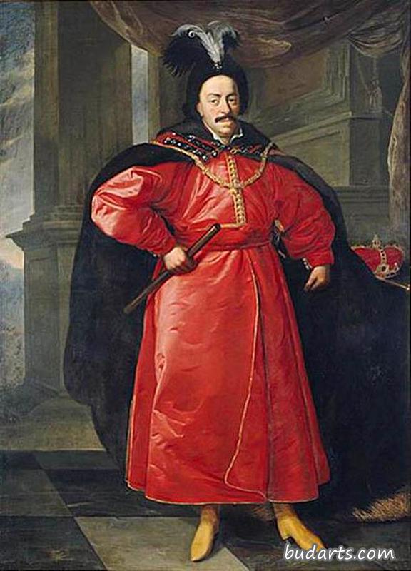 身着波兰服装的约翰·卡西米尔二世国王