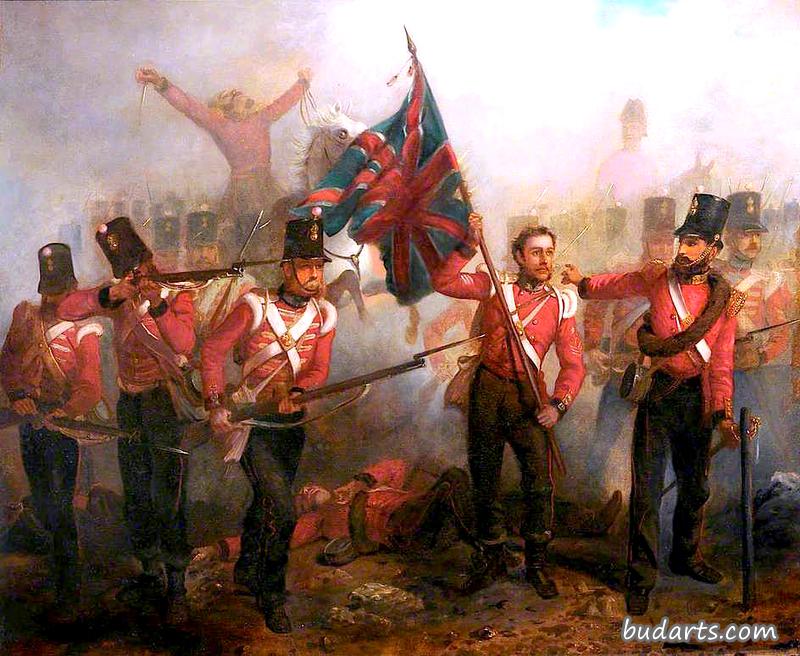 1854年9月20日，卢克·奥康纳中士在阿尔玛战役中赢得维多利亚十字勋章