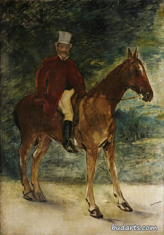 阿尔诺先生在马背上的肖像
