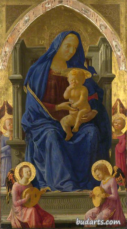 圣母和圣婴登基（比萨祭坛画的中心板）