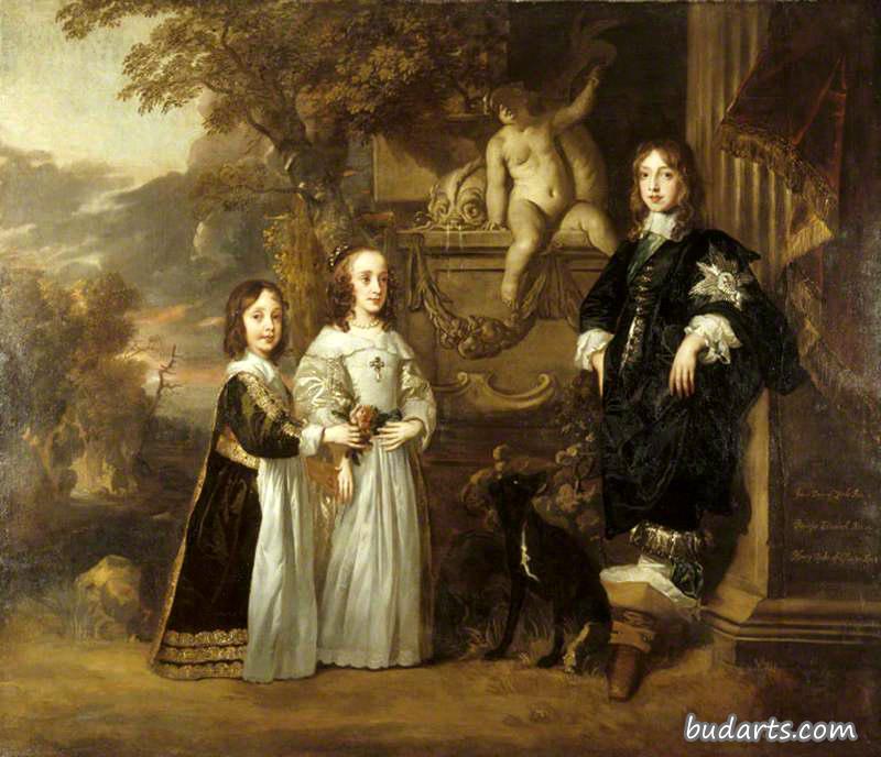 查理一世的三个年幼的孩子