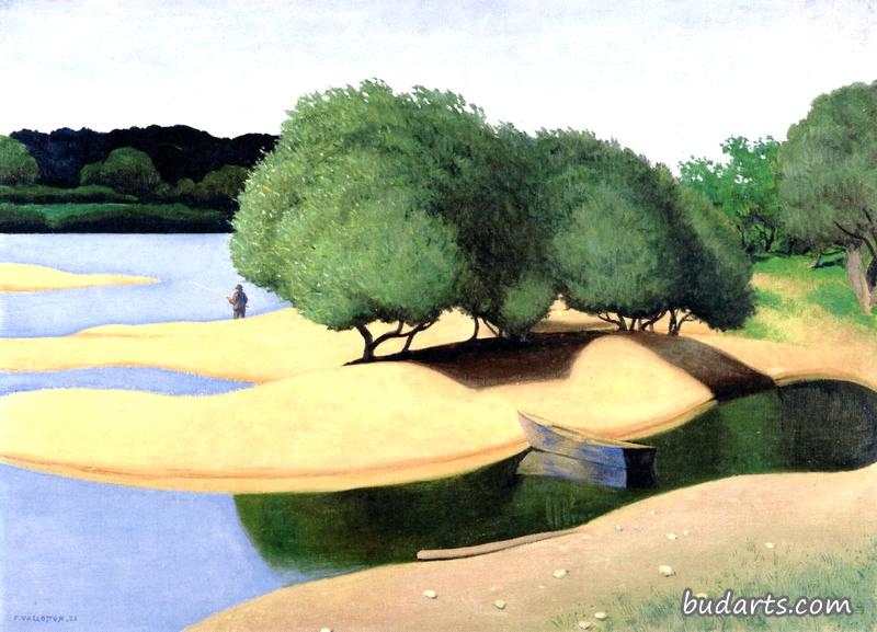 卢瓦尔河上的沙洲