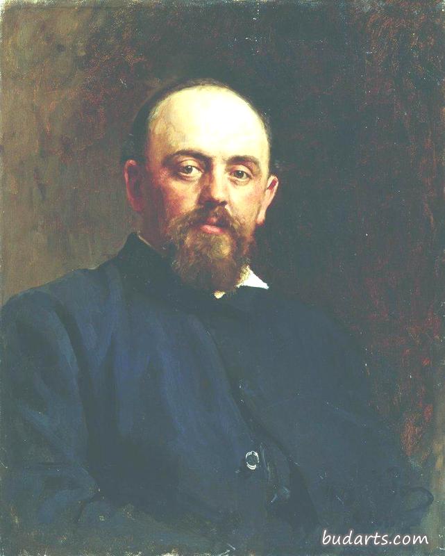 铁路大亨和艺术赞助人萨瓦·伊万诺维奇·马蒙托夫的肖像