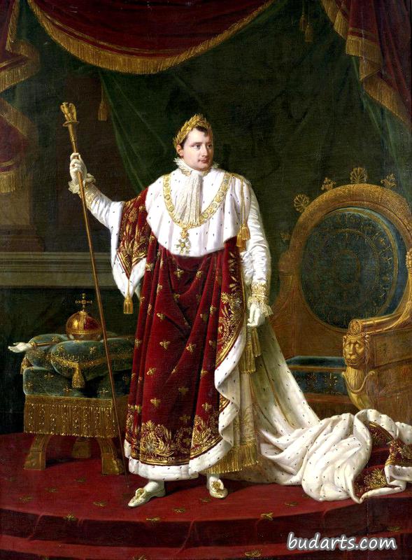 穿加冕礼长袍的拿破仑肖像