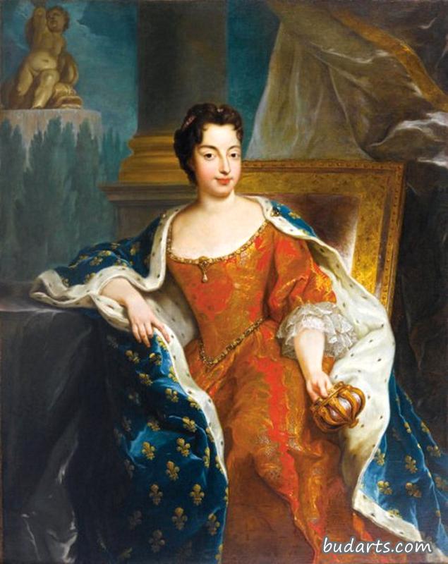 巴伐利亚公爵夫人玛丽亚安娜维多利亚的肖像