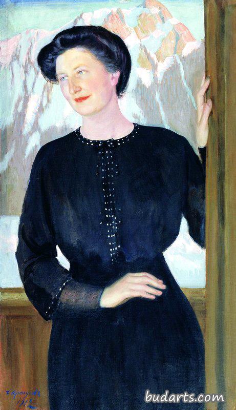 娜塔莉娅·泽伦斯卡娅的肖像