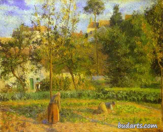 Vegetable Garden at l'Hermitage near Pontoise