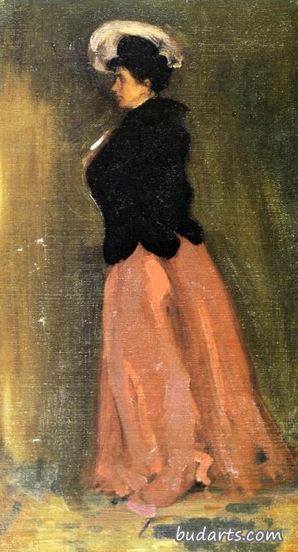 罗莎莉·菲茨帕特里克的肖像“里兹”