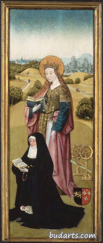 海尔里希·范德鲁伦和她的女儿与圣玛丽·玛格达琳