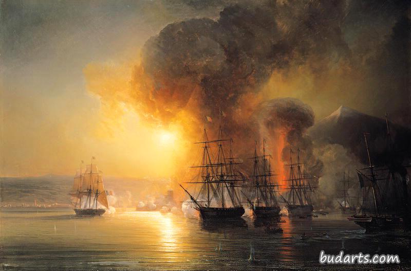 1838年鲍丁海军中将远征墨西哥