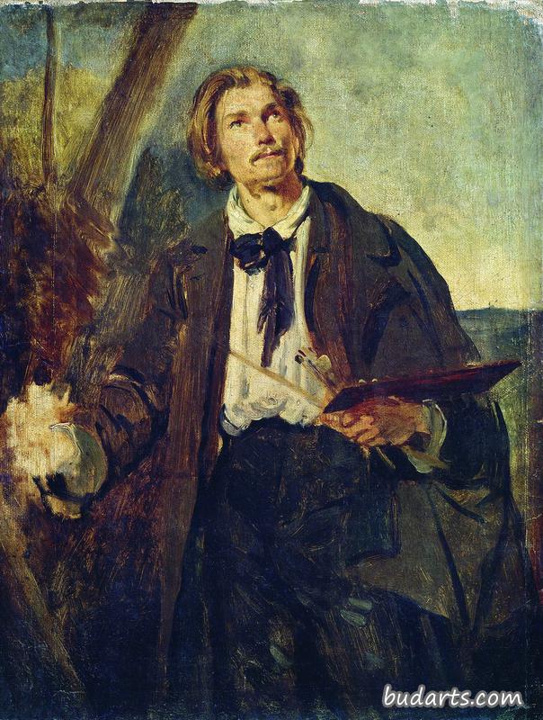 画家亚历山大·波波夫肖像