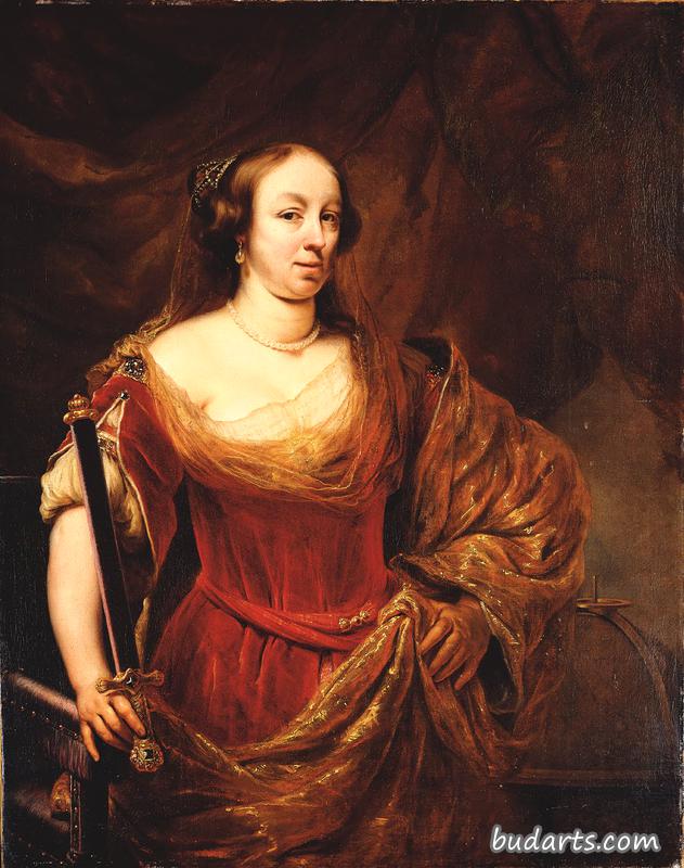 波兰女王路易丝·玛丽·冈萨加·德内弗斯的肖像