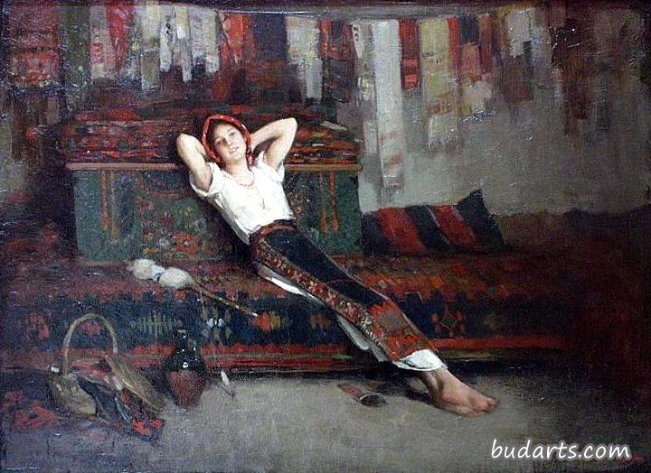 girl with her dowry