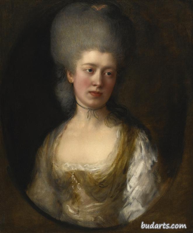 圣奥尔本公爵夫人凯瑟琳·庞森比的肖像