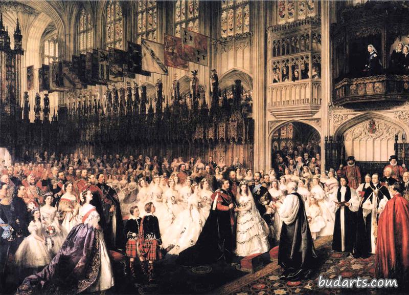 威尔士亲王的婚姻，1863年3月10日