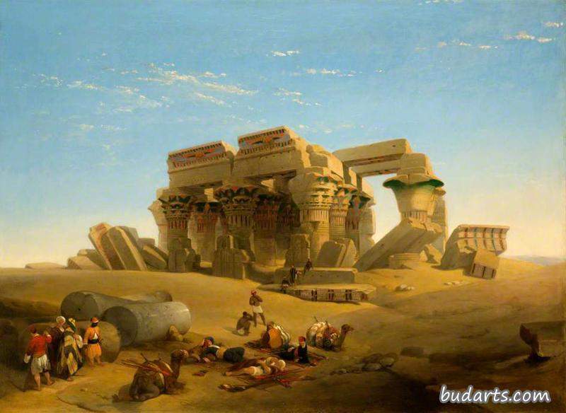 埃及上尼罗省康姆波斯神庙遗址