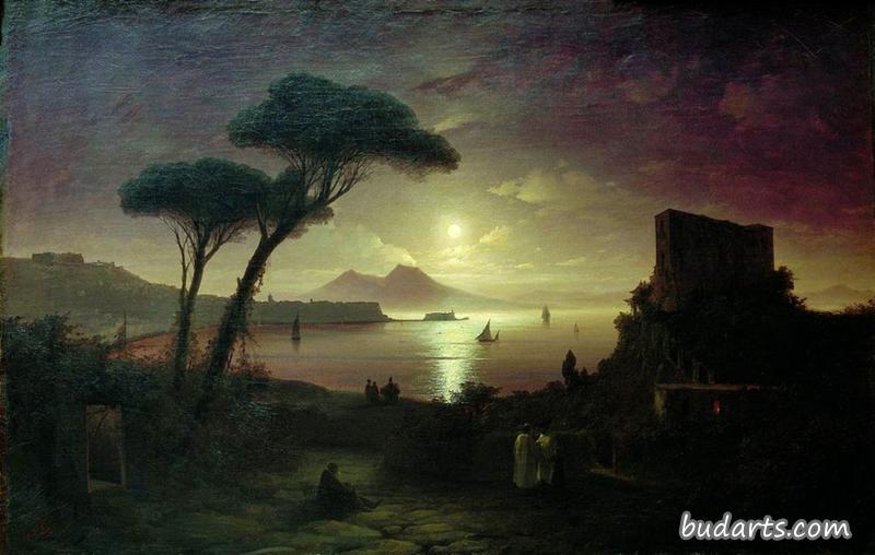 月光下的那不勒斯湾