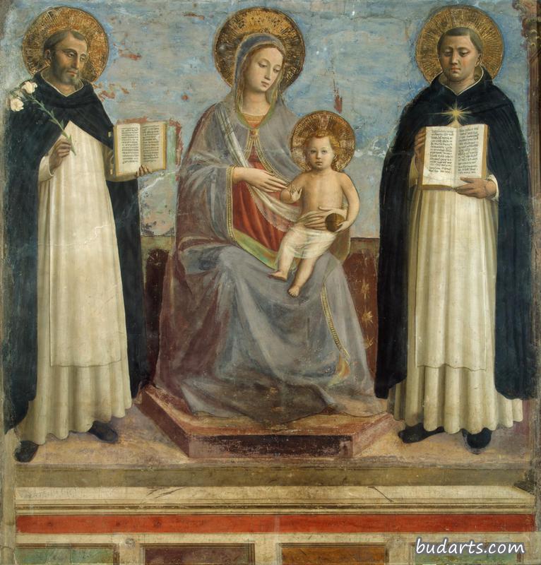 圣母子与圣徒多米尼克和托马斯·阿奎那