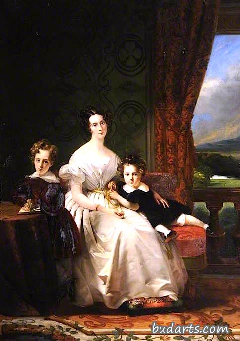 玛丽·芭芭拉，奇切斯特夫人和她的两个大儿子