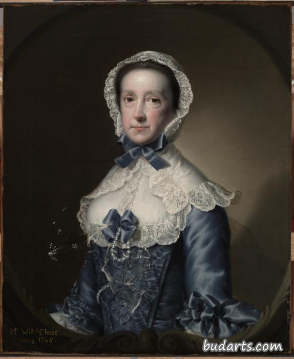 威廉·蔡斯夫人的肖像