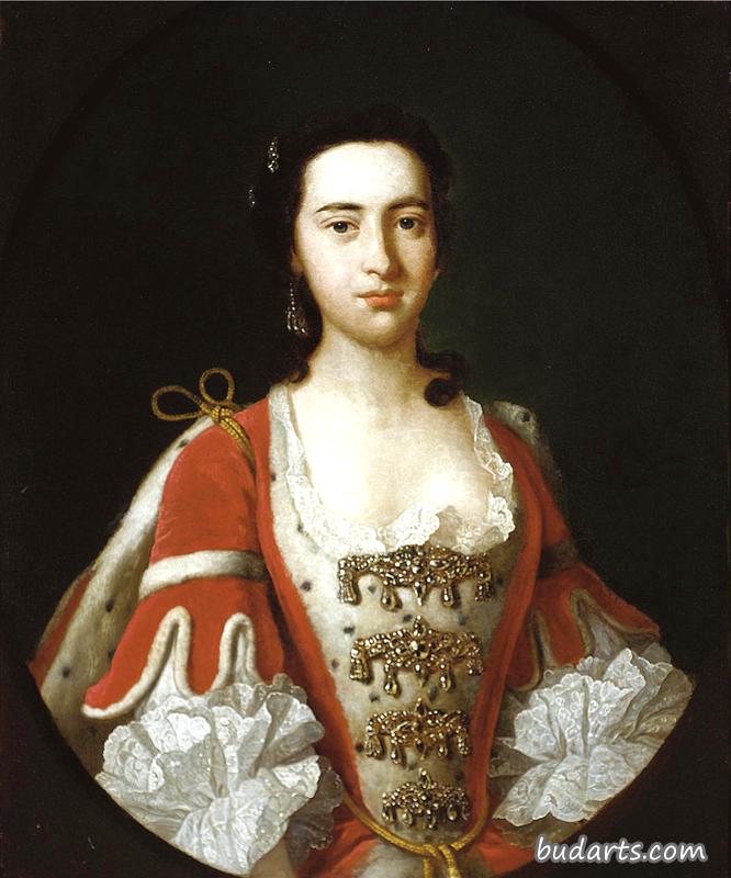 诺贝尔女人的肖像，安娜玛丽亚，男爵夫人