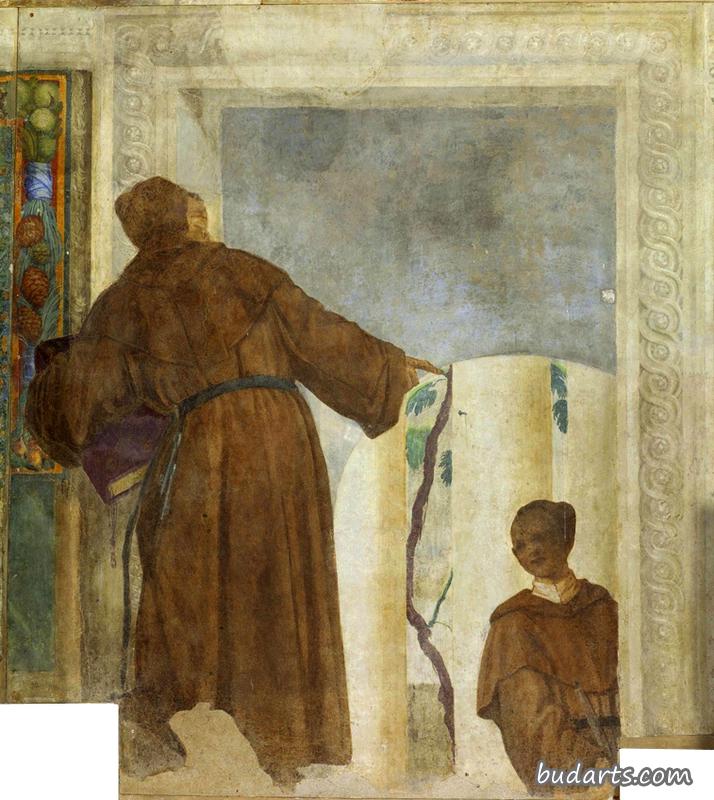 圣塞巴斯蒂亚诺-僧侣和一个黑人男孩