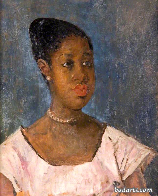 牙买加妇女的肖像