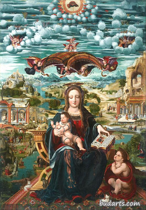 圣母子和婴儿时的圣约翰
