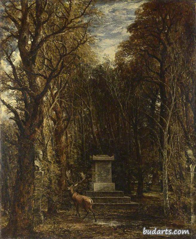Cenotaph to the Memory of Sir Joshua Reynolds, Erected in the Grounds of Coleorton Hall, Leicestershire