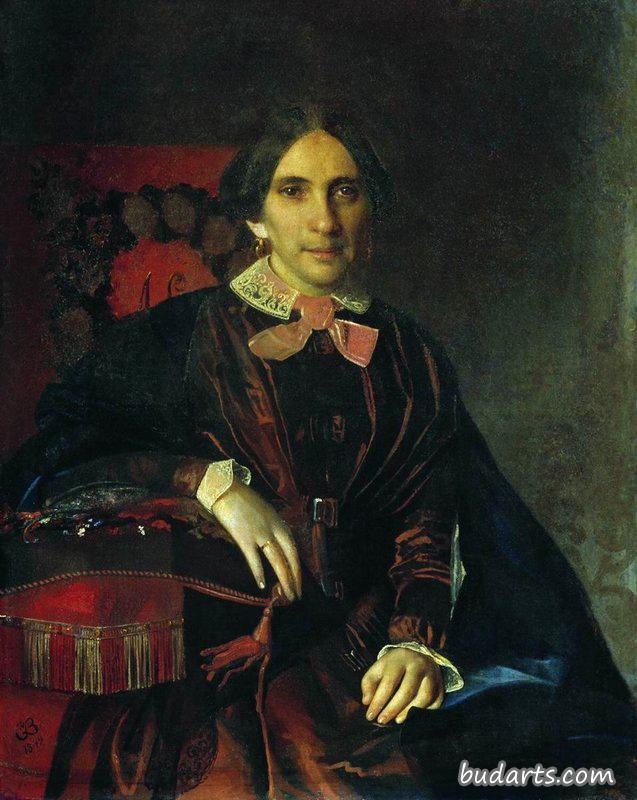 Portrait of A.K. Lomnovskaya