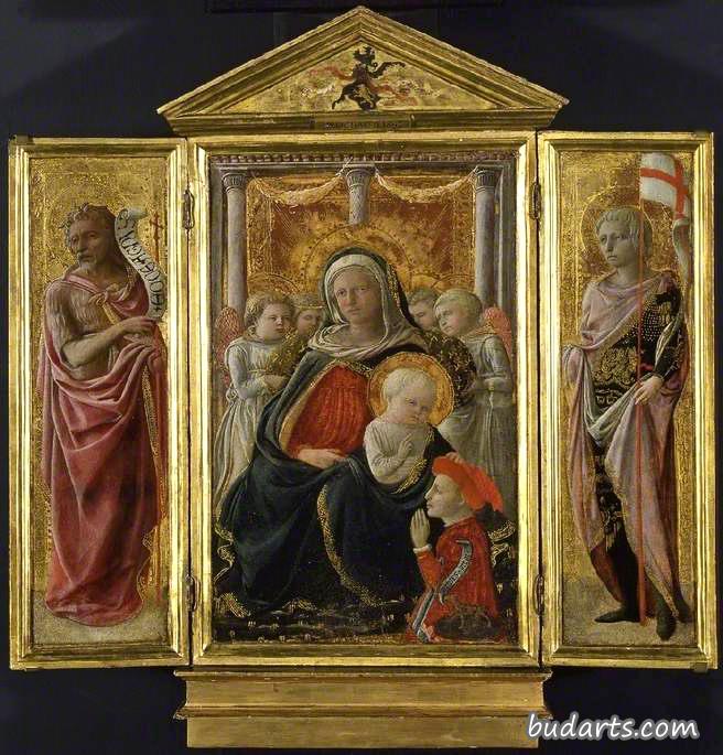 施洗圣约翰和圣格雷戈里的圣母和孩子
