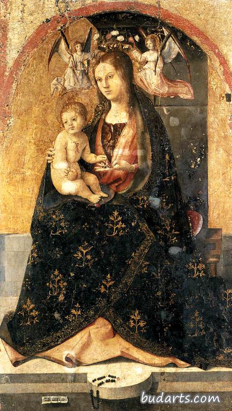 圣母子（细节来自圣格雷戈里奥·波利普蒂奇）