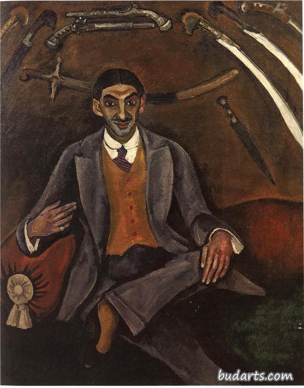 艺术家乔治亚库洛夫的肖像