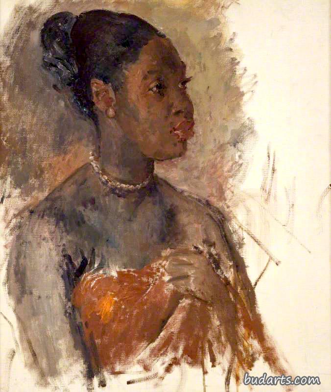 牙买加妇女的肖像