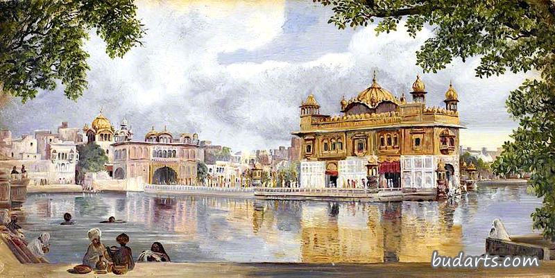 金殿，阿姆利祖尔，印度，1878年5月26日