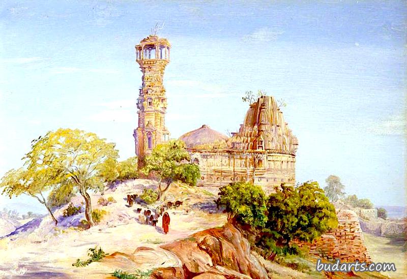 印度奇多的耆那教塔和寺庙