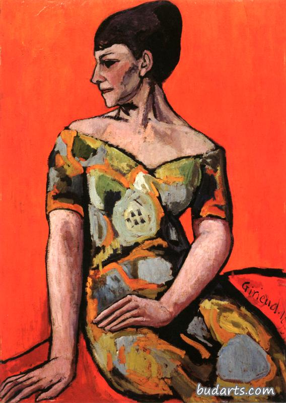 画家艾米丽·查米的肖像