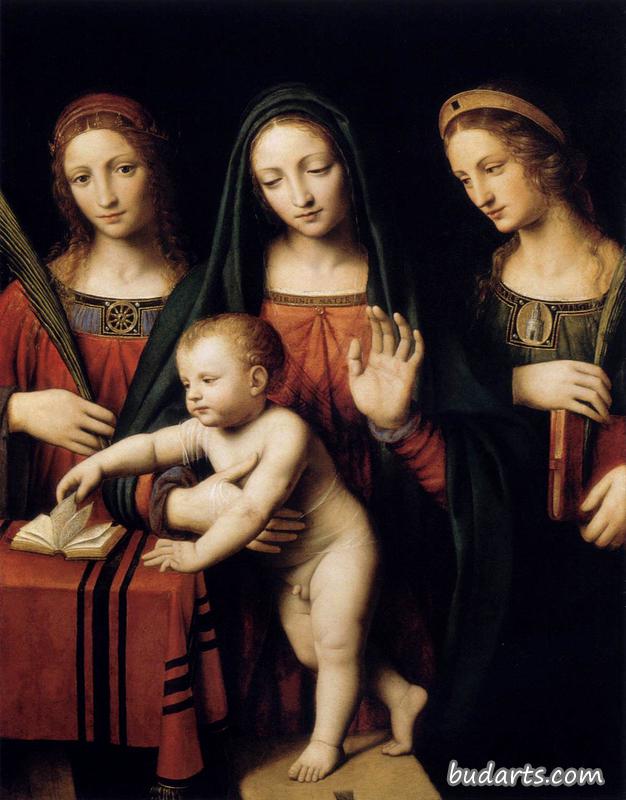 圣母子与圣徒凯瑟琳和芭芭拉