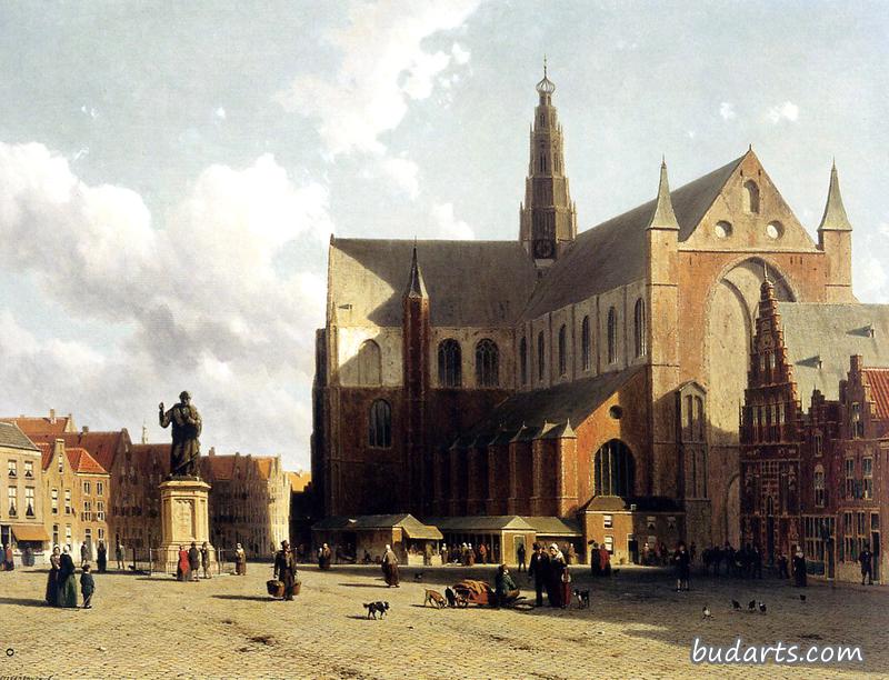 阿姆斯特丹市场景观