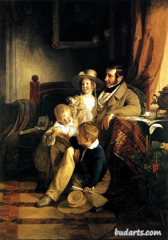 鲁道夫·冯·阿尔萨伯和他的孩子们