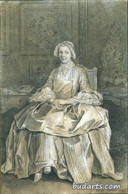 伯塞林·德诺维尔夫人的肖像，而不是玛格丽特·福凯