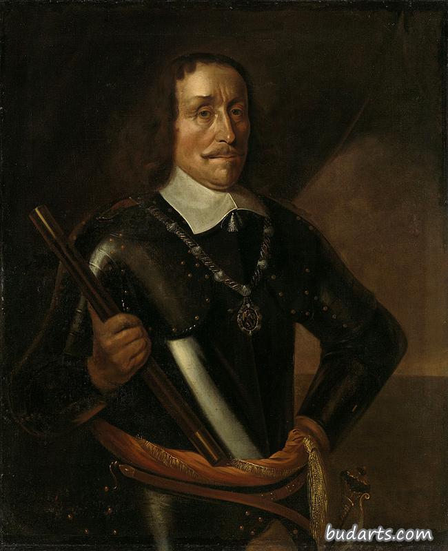 荷兰和西弗里斯兰海军中将科内利兹·德和的肖像