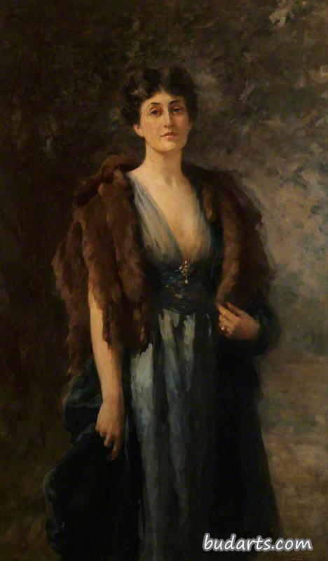 梅贝尔·卡莱尔，休·爱德华的妻子，第六任肯辛顿男爵