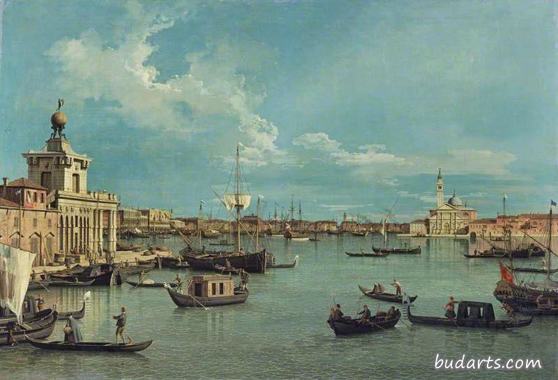 威尼斯：朱德卡运河的圣马可盆地